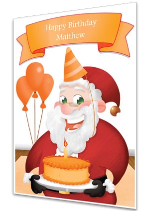 Birthday Card - Orange