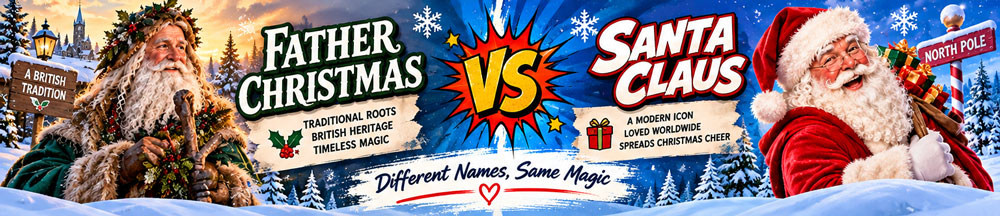 Santa Claus or Father Christmas: What’s the Difference?