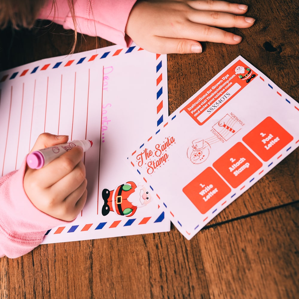 Santa Stamps - Letter Writing To Santa