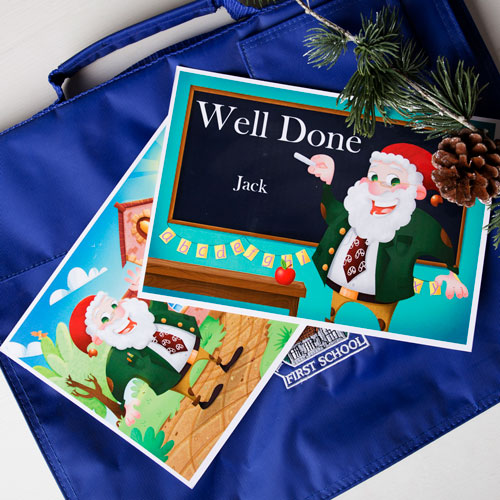 Personalised Back to School Postcards from Santa