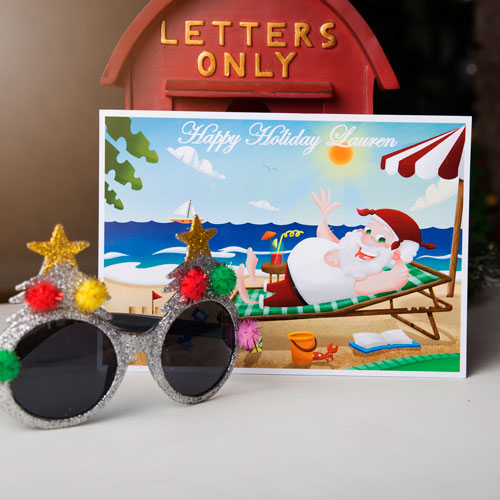Personalised Summer Postcards from Santa